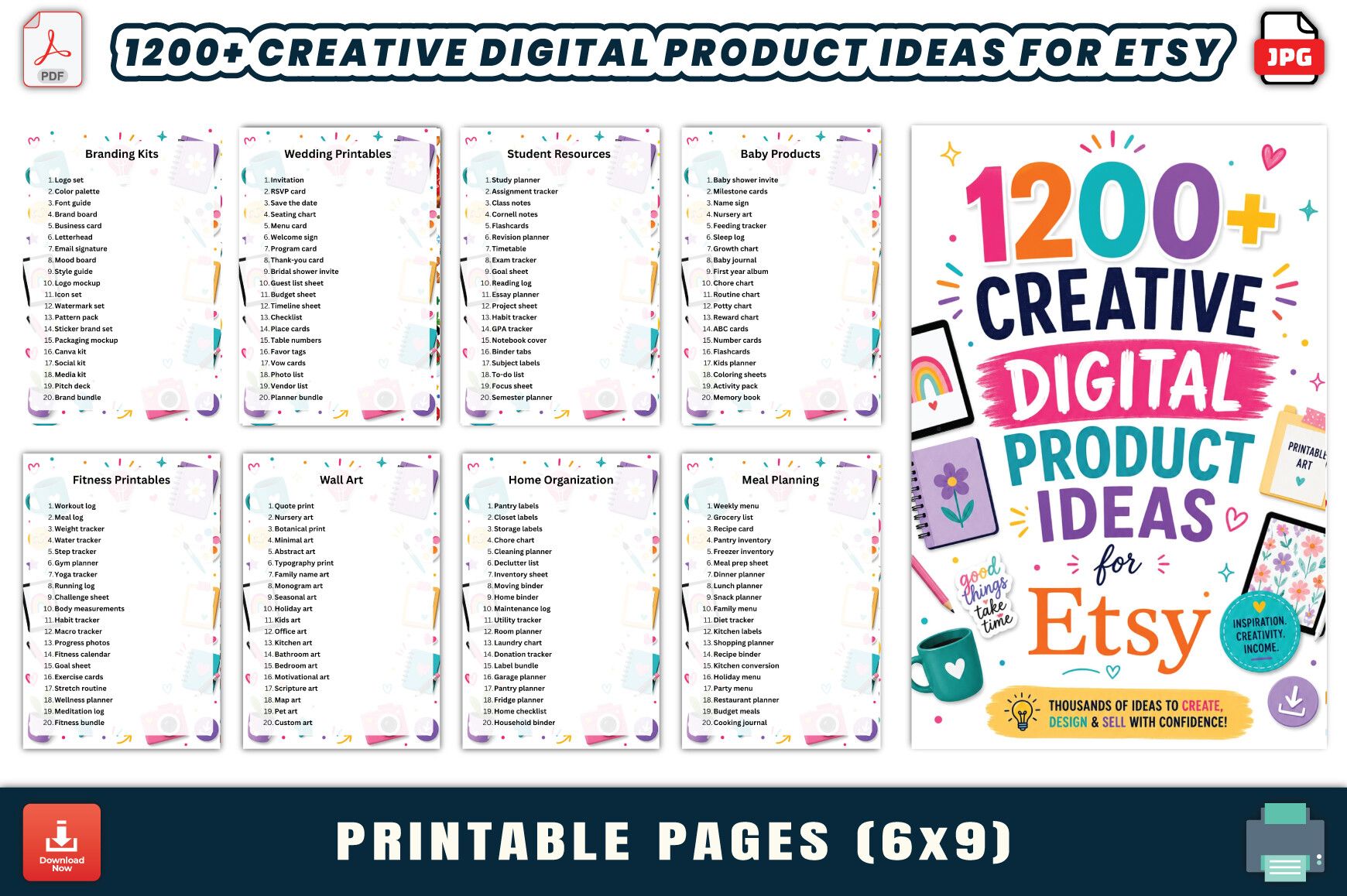 1200+ Creative Digital Product Ideas