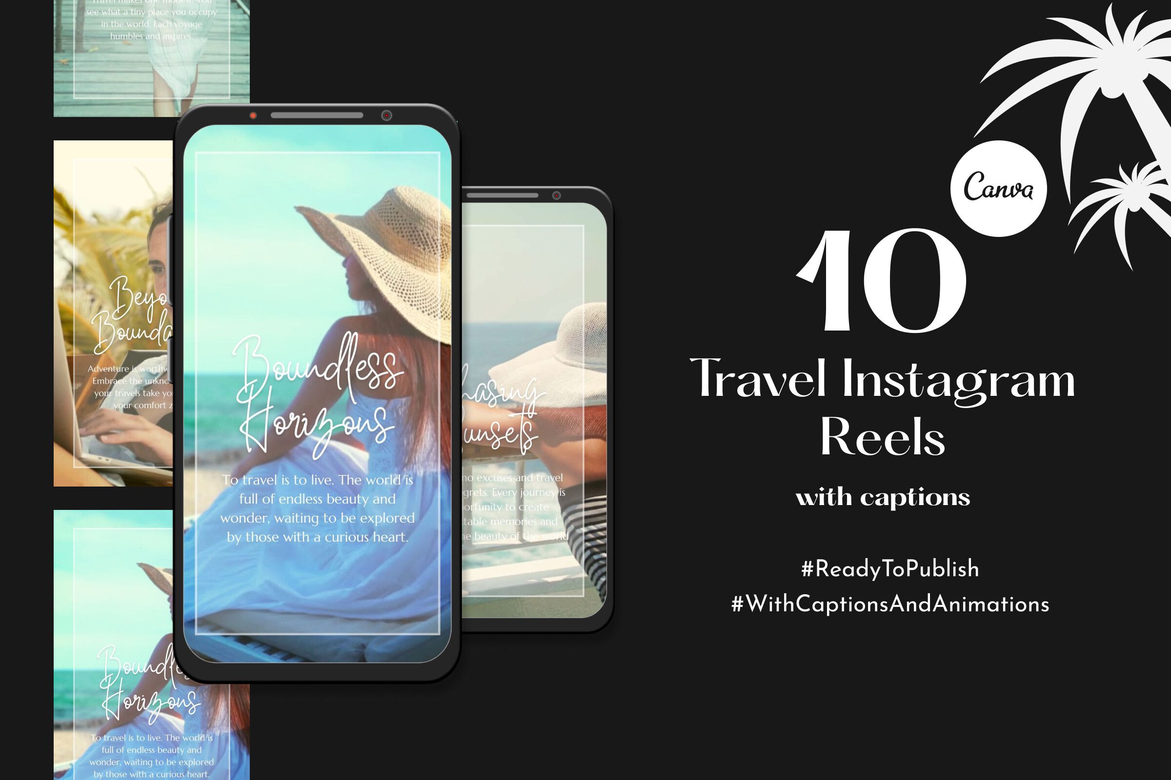 Summer Travel Reels Templates | Canva