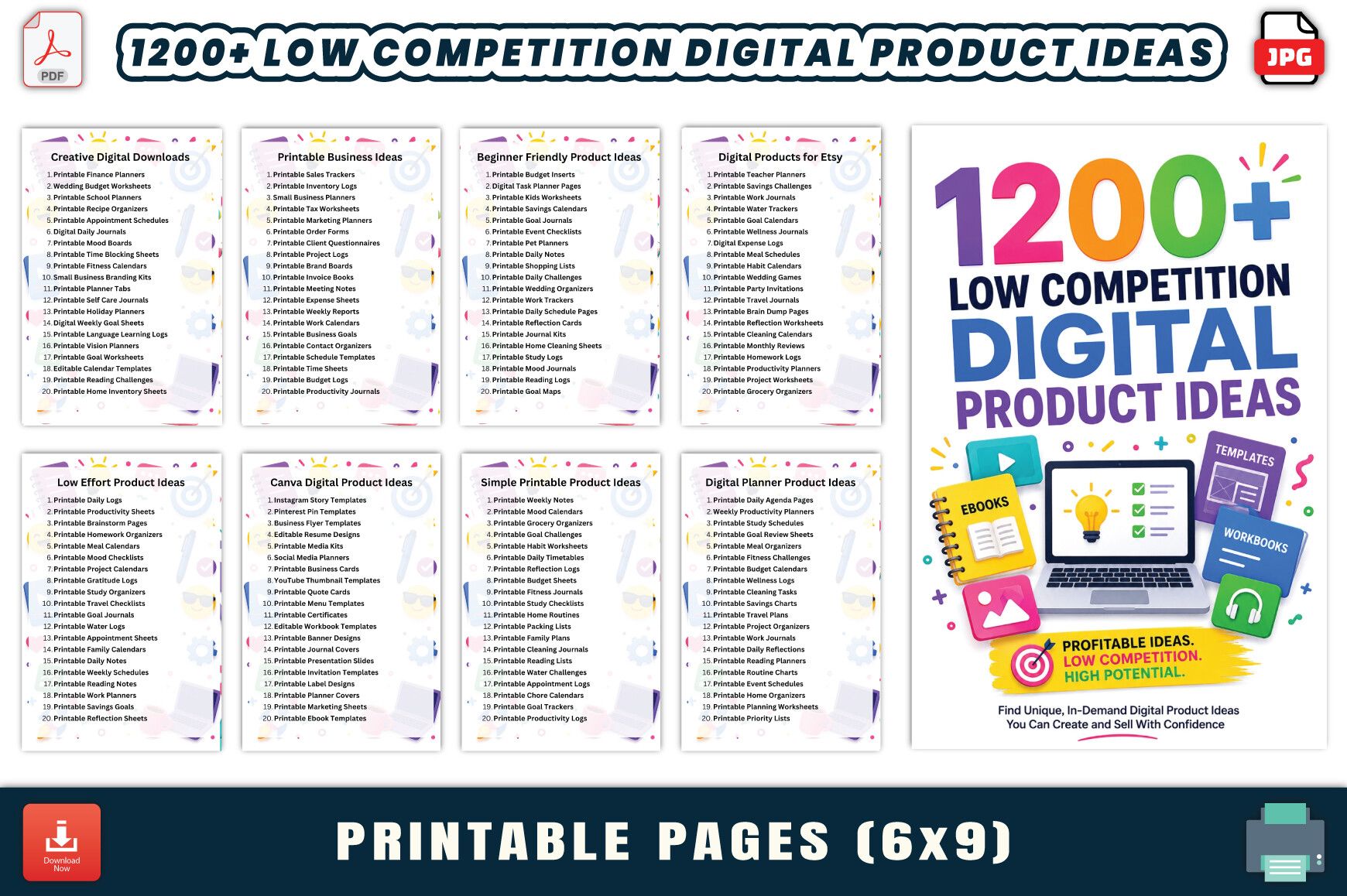 1200+ Low Competition Digital Product
